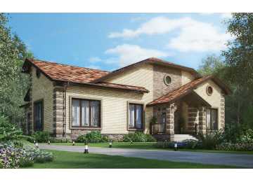 Проект квадратного дома  SK-90