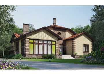 Проект квадратного дома  SK-90