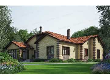 Проект квадратного дома  SK-90