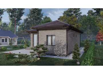 Проект бани с площадью до 100 кв м - P241