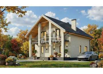 Проект одноэтажного дома 108,54 м² — 3 спальни, терраса и продуманная планировка - LK-575