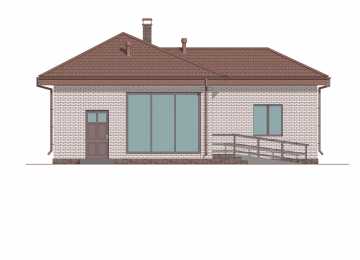 Проект бани с площадью до 100 кв м - P241