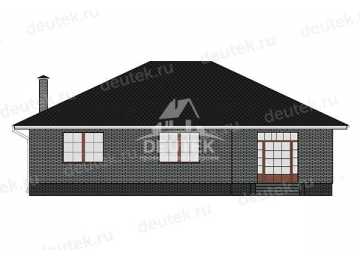 Проект жилого одноэтажного дома с площадью до 150 кв м - LK-387