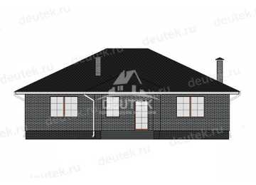 Проект жилого одноэтажного дома с площадью до 150 кв м - LK-387